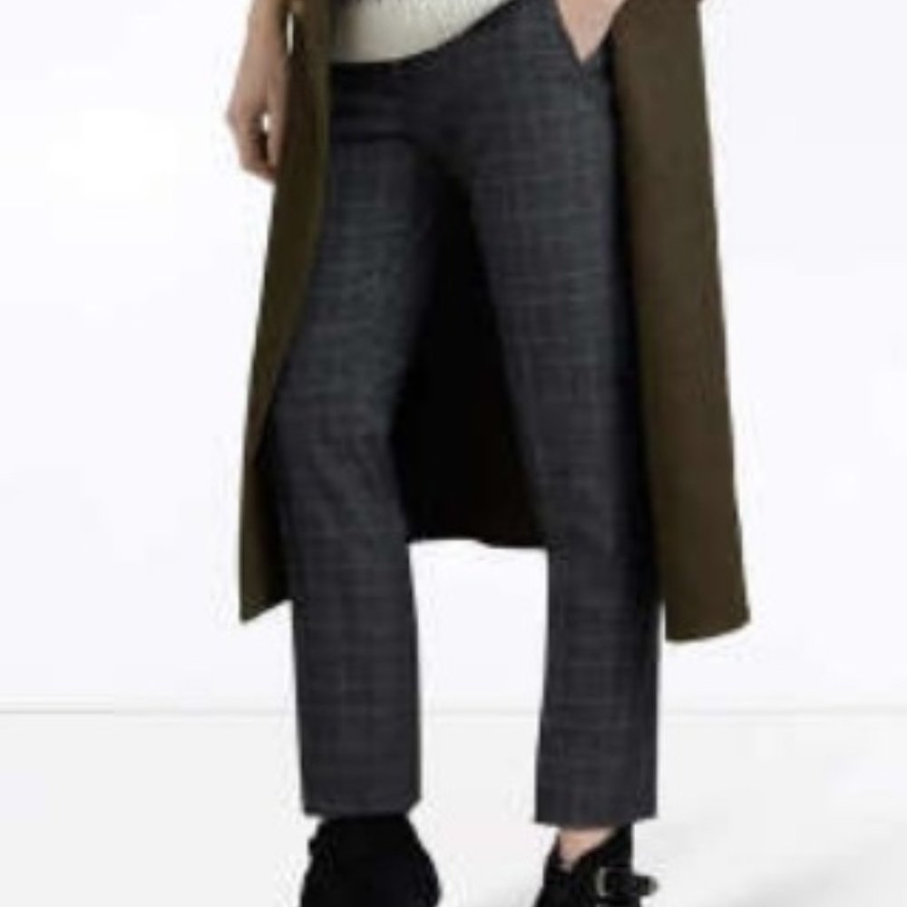 Burberry high rise straight-fit trousers sz 6